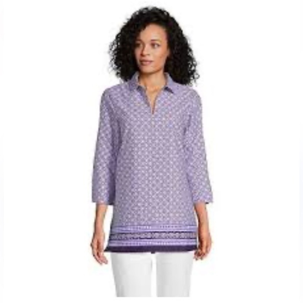 Lands End tunic top